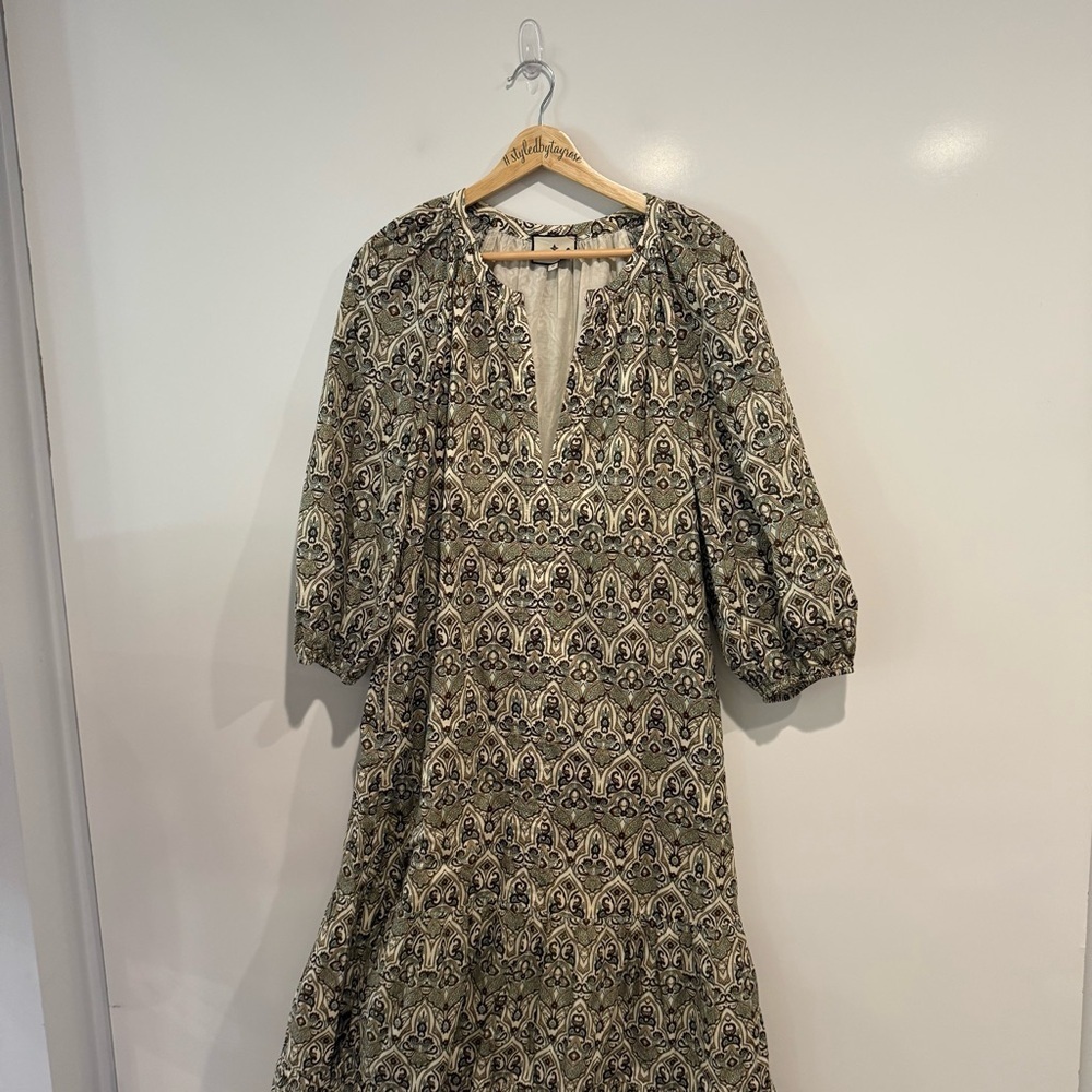 Tuckernuck Sicilian Stained Glass Lyles Midi Dress — image 7 of 8
